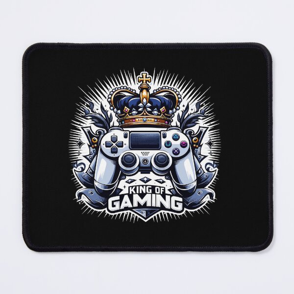 Item preview, King Of Gaming - Controller And Crone Illustration designed and sold by MrERNST.
