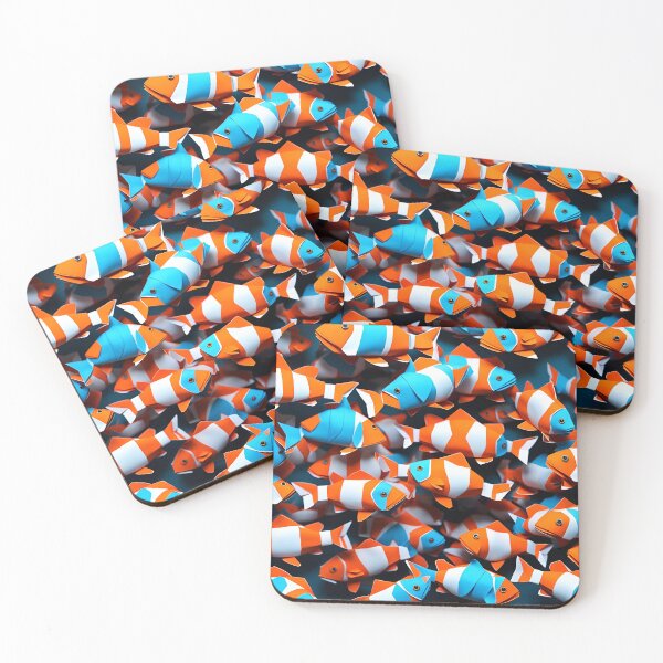Item preview, Origami Art - Nautical Harmony: Clownfish Ballet in the Azure Waters designed and sold by ArtfulFolds.