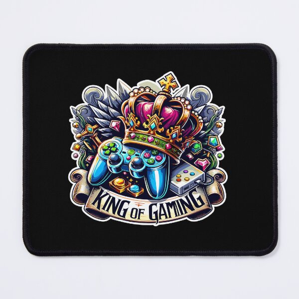 Item preview, King Of Gaming - Controller And Crone Illustration designed and sold by MrERNST.