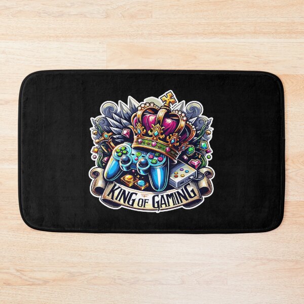Item preview, King Of Gaming - Controller And Crone Illustration designed and sold by MrERNST.