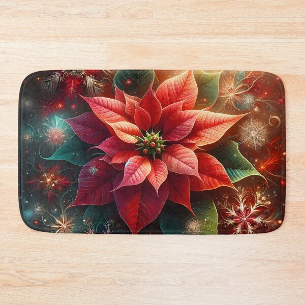 Item preview, Koch Snowflake Wonders: Gleaming Christmas Magic Unveiled designed and sold by AI-Only Creations.