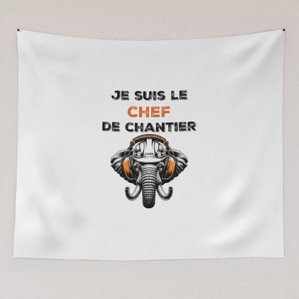 Item preview,  I am the elephant construction site manager designed and sold by YANNISQ49.