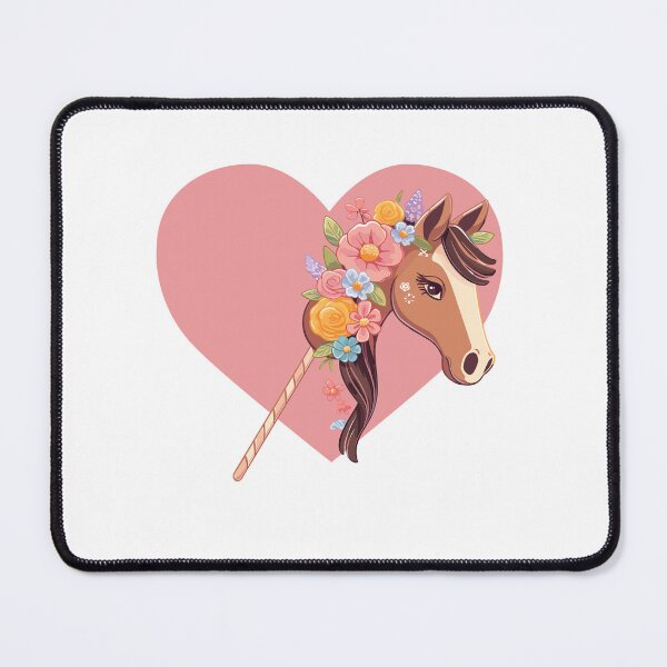 Item preview, Hobby Horse with flowers designed and sold by KIBBYKO.