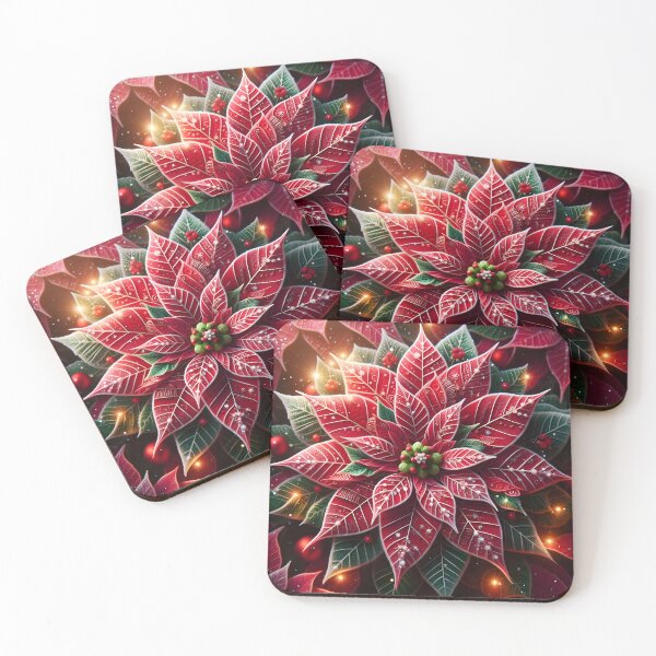 Item preview, Red & Green Elegance: Unveiling Christmas' Dazzling Secrets designed and sold by AI-Only Creations.