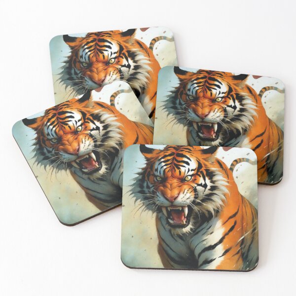 Item preview, angry tiger designed and sold by Aimaker.
