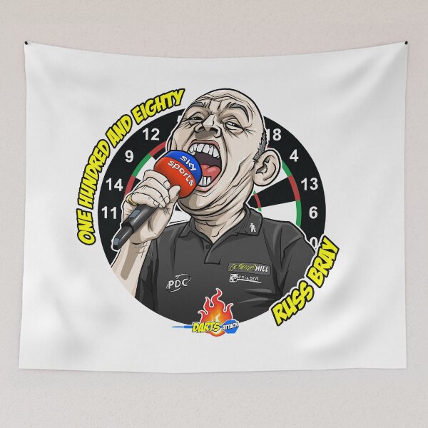 Item preview, Caricatura Russ Bray, by Darts Attack designed and sold by Squiz Art.
