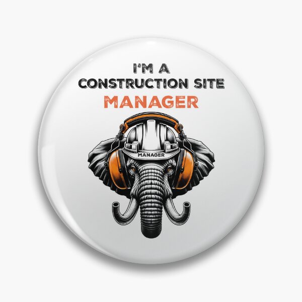 Item preview, I am an elephant construction site manager designed and sold by YANNISQ49.