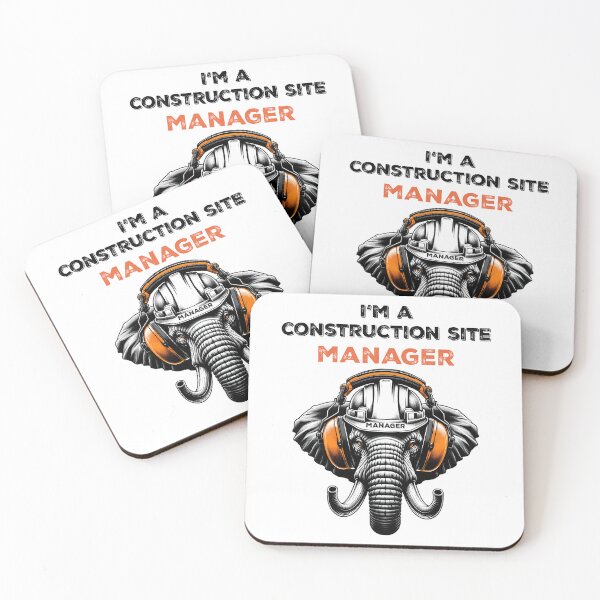 Item preview, I am an elephant construction site manager designed and sold by YANNISQ49.