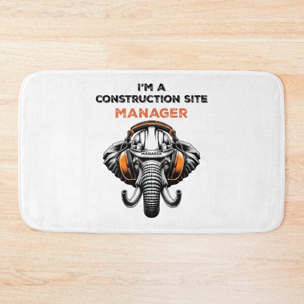 Item preview, I am an elephant construction site manager designed and sold by YANNISQ49.