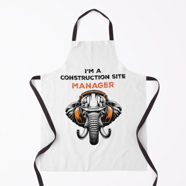 Item preview, I am an elephant construction site manager designed and sold by YANNISQ49.
