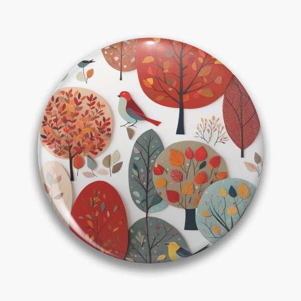 Item preview, Birds in Autumn Woods designed and sold by boyangyang.