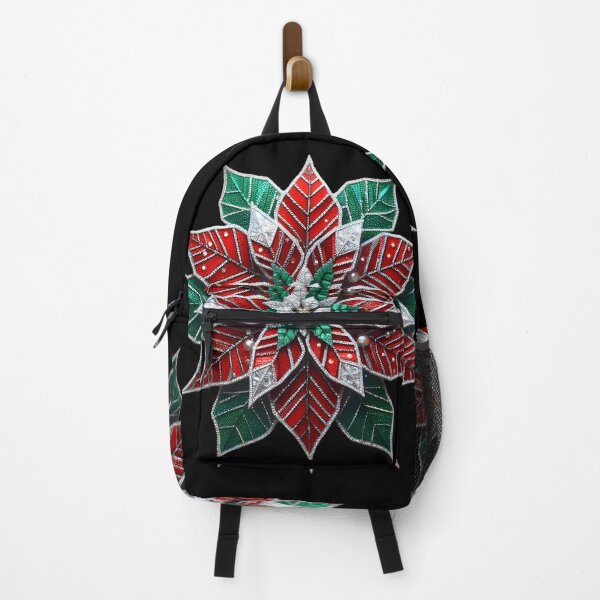 Item preview, Whispers of Yuletide Enchantment: A Diamond Poinsettia Tale designed and sold by AI-Only Creations.