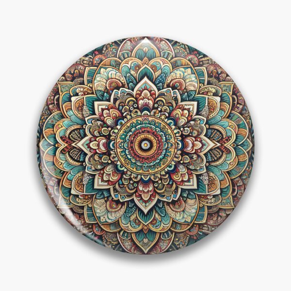 Item preview, Colorful mandala pattern designed and sold by niceone28.