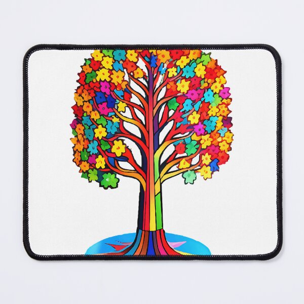 Item preview, Immerse Yourself in Creative Exploration with Our 'Color Your Own Tree' Interactive Design Concept designed and sold by Attire mukashaf.