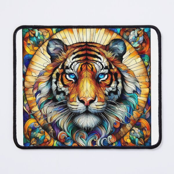 Artikelvorschau, Buntglas-Tiger entworfen und verkauft von JinxMallory.