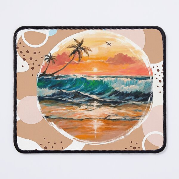 Item preview, Waves and Palms in Perfect Unity designed and sold by Jeniwe.