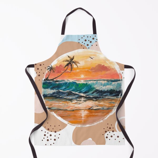 Item preview, Waves and Palms in Perfect Unity designed and sold by Jeniwe.