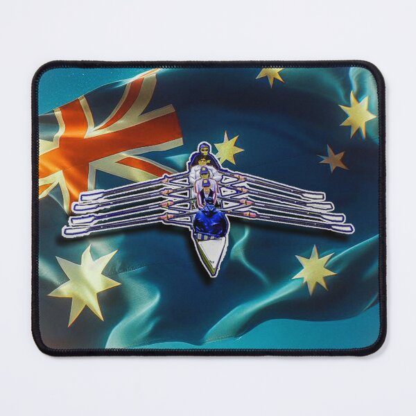 Item preview, Rowers Rowing on Australian Flag designed and sold by Michael van der Hoorn.