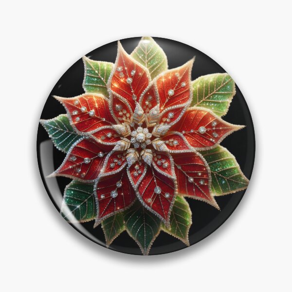 Item preview, Koch Snowflake Wonders: Gleaming Christmas Magic Unveiled designed and sold by AI-Only Creations.