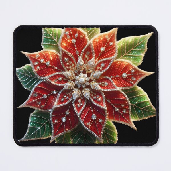 Item preview, Koch Snowflake Wonders: Gleaming Christmas Magic Unveiled designed and sold by AI-Only Creations.