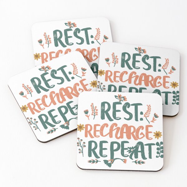 Item preview, Rest Recharge Repeat 2 designed and sold by HahaHandlesHub.