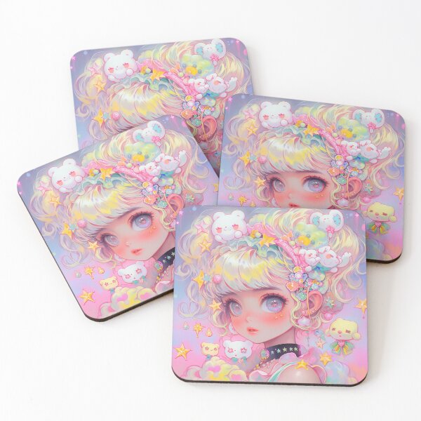 Item preview, Kawaii Dreamy Pastel Anime Girl designed and sold by bubblegoth.