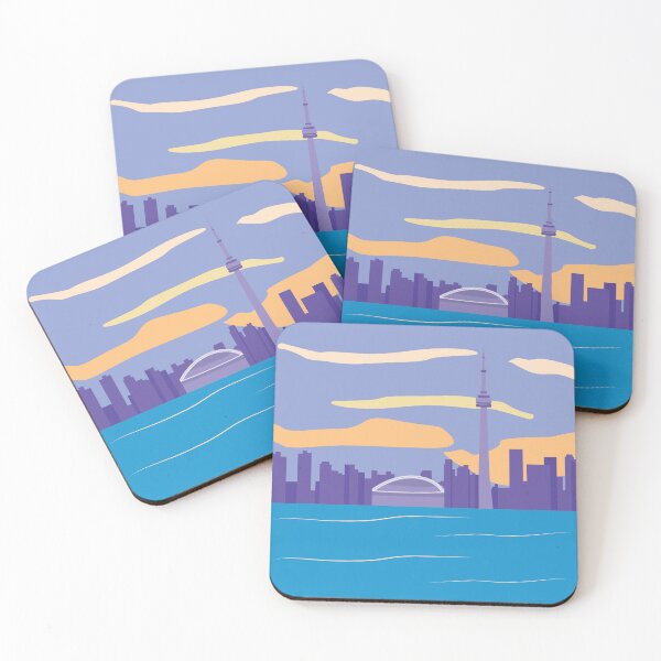 Item preview, Toronto CN Tower Minimalist City Scape  designed and sold by ThomasTreeArt.