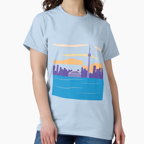 Toronto CN Tower Minimalist City Scape Classic T-Shirt