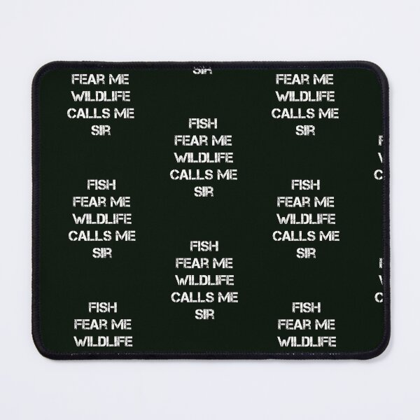 Item preview, Fish Fear Me Wildlife Calls Me Sir Funny designed and sold by Cute & Sassy Custom Gifting Boutiques.