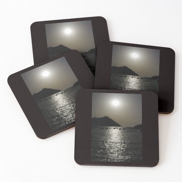 Item preview, NIGHT FALLS OVER THE SEA IN LA CONCHA BEACH designed and sold by camyss23.