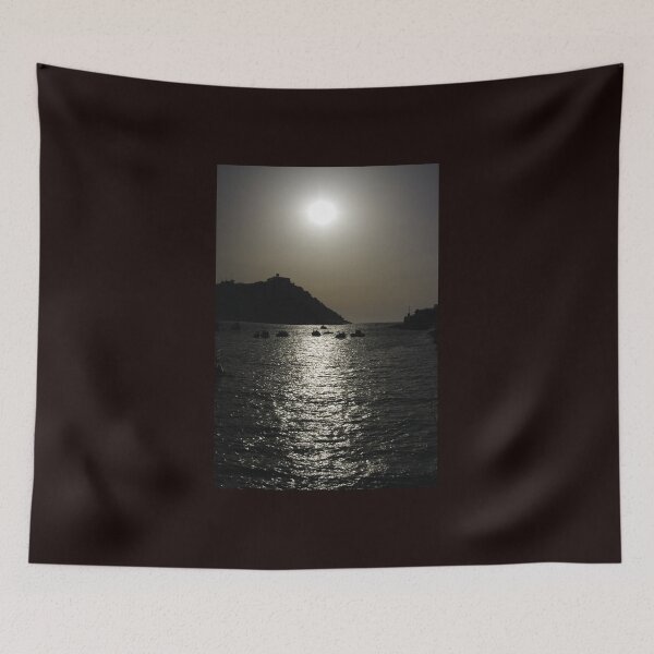 Item preview, NIGHT FALLS OVER THE SEA IN LA CONCHA BEACH designed and sold by camyss23.