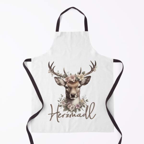 Item preview, Herzmadl women's traditional shirt suitable for Oktoberfest women designed and sold by Text and Tide.