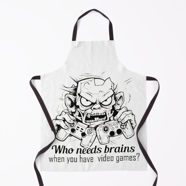 Item preview, Who needs brains when you have video games designed and sold by douxsii.