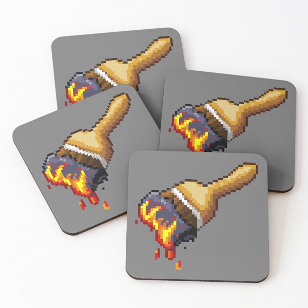 Item preview, Neopet Fire, Fire, Your Pants On Fire Paint Brush Pixel Art designed and sold by AyrosArts.