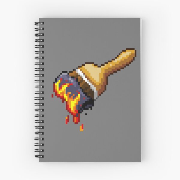 Item preview, Neopet Fire, Fire, Your Pants On Fire Paint Brush Pixel Art designed and sold by AyrosArts.