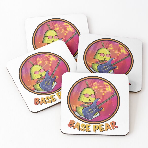 Item preview, Base Pair (Bass Pear) a science and music pun designed and sold by Gigglefactory.