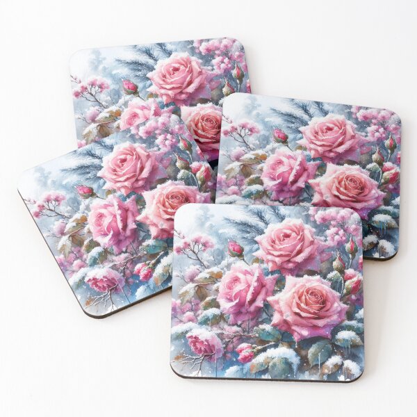 Item preview, Snow & Roses  designed and sold by fairycoffins.