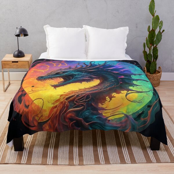 Artikelvorschau, Verzauberte kosmische Drachensilhouette entworfen und verkauft von DragonRealms.