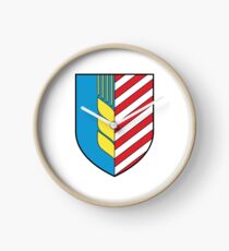 Salihorsk coat of arms, Belarus Clock