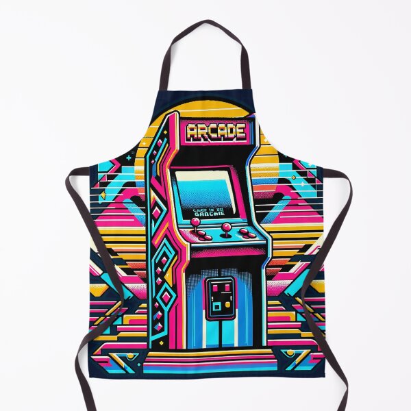 Item preview, Retro Video Game Arcade Cabinet, Vintage 80s gamer designed and sold by SaliDesigner.