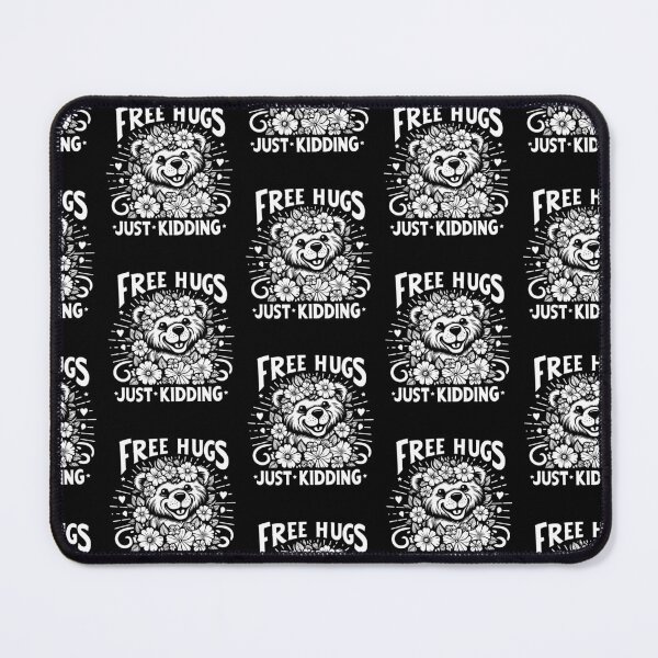 Item preview, Free Hugs Just Kidding designed and sold by LudwikeArts.