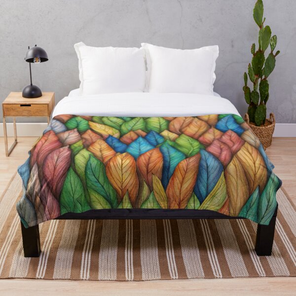 Item preview, Soft Rainbow Leaf Pattern designed and sold by LittleGoblinPrs.