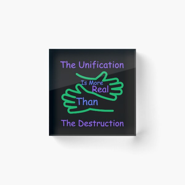 Item preview, Focus On Unification Not Destruction designed and sold by MiracleROLArt.