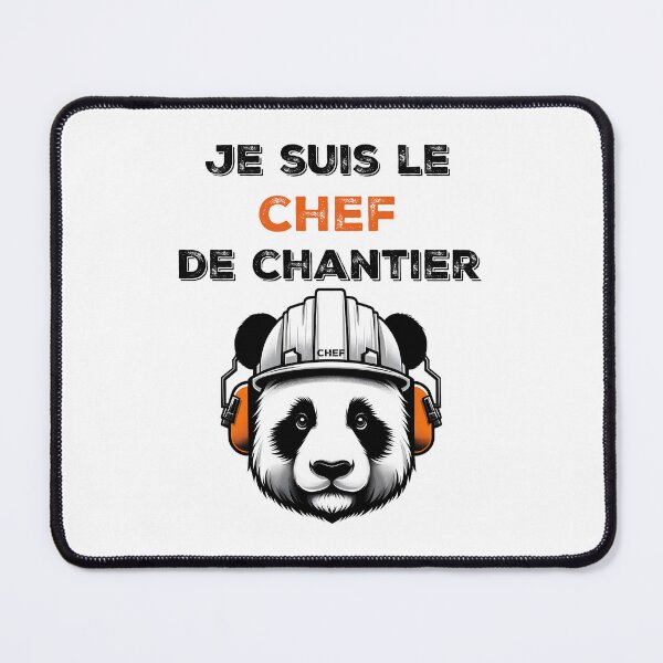 Item preview, I am the panda construction site manager designed and sold by YANNISQ49.