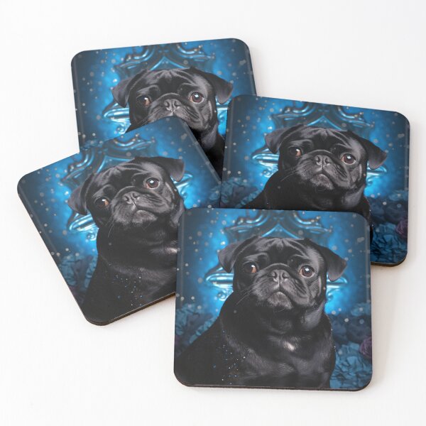 Item preview, Gothic Black Pug designed and sold by Nocturne  Paws.