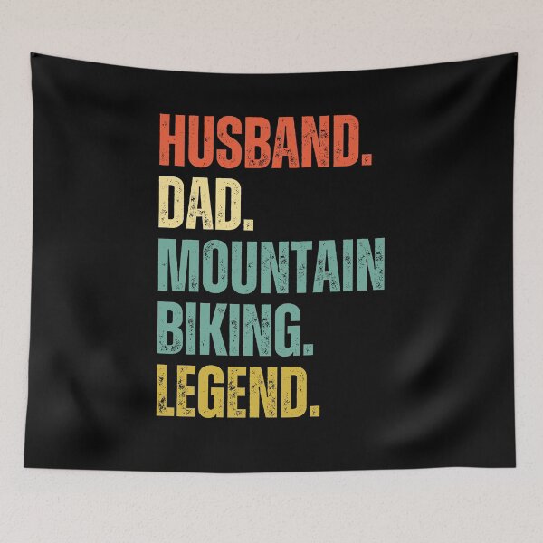 Item preview, Husband Dad Mountain Biking Legend designed and sold by Beezi Graphix.