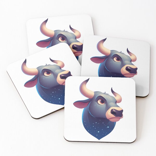 Item preview, Cute Bull - Taurus Zodiac Sign Art1 designed and sold by GsnDream.