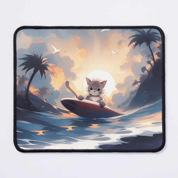 Item preview, kitten surfer designed and sold by kgcreation91.