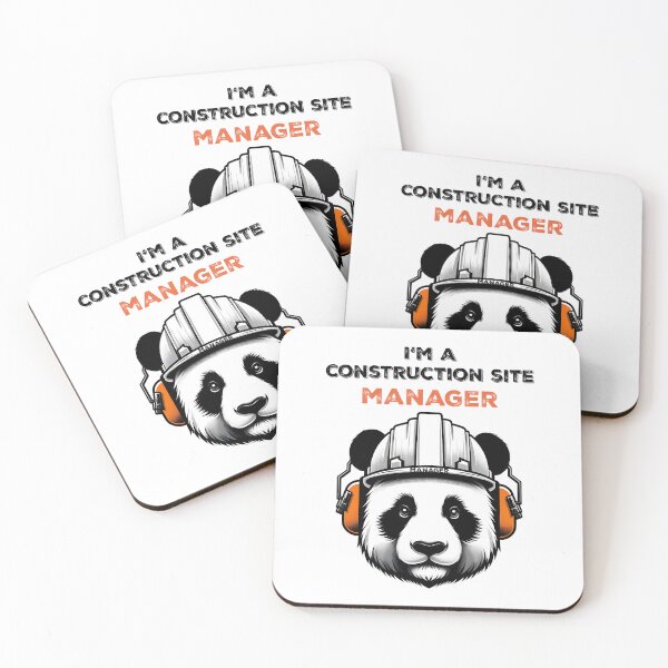 Item preview, I am a panda construction site manager designed and sold by YANNISQ49.