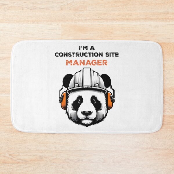 Item preview, I am a panda construction site manager designed and sold by YANNISQ49.